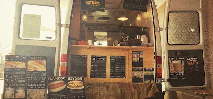 コーヒーとホットドッグのケータリング｜京都の移動カフェ EZYCAFE