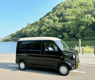 コーヒーやクレープのキッチンカーに最適なキッチンカー（移動販売車）